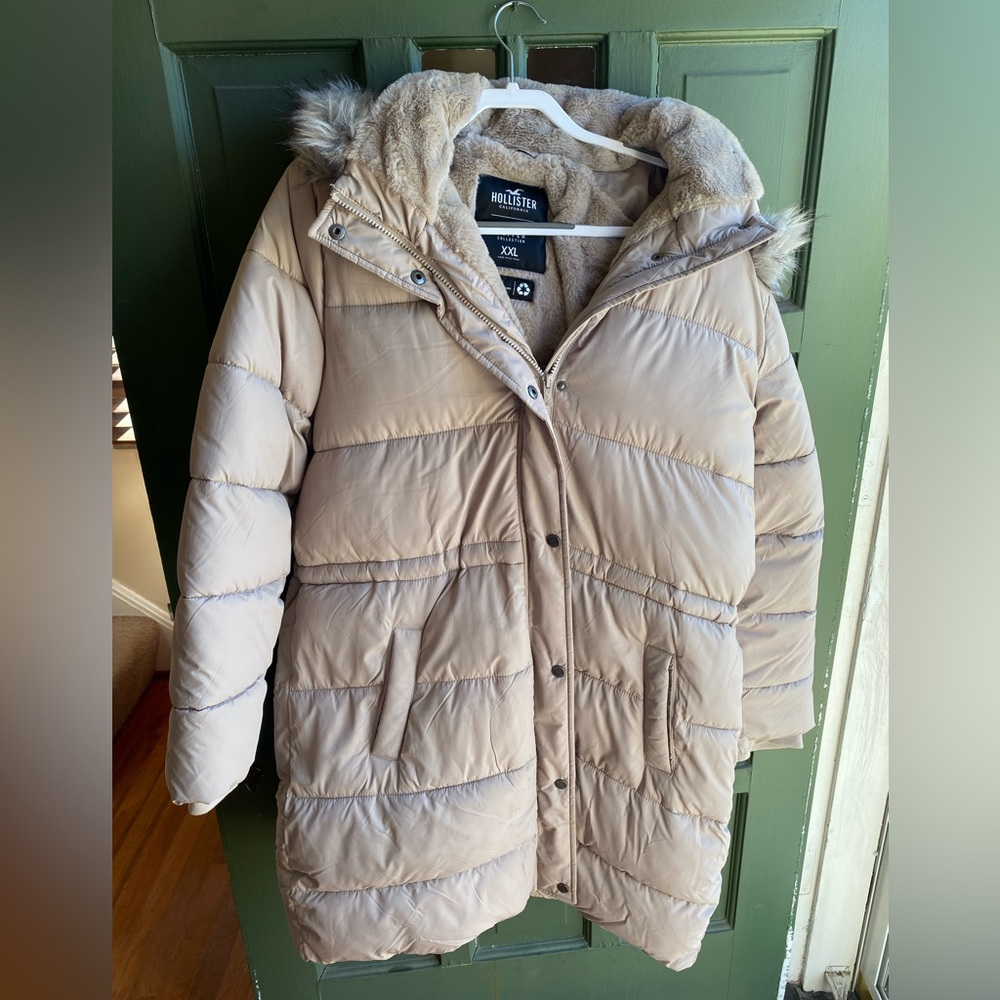 Hollister Long Winter Jacket/Puffer